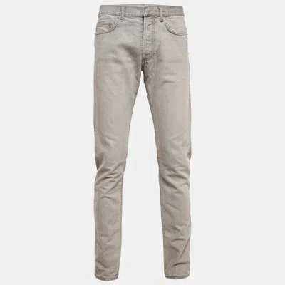 Pre-owned Dior Grey Denim Jeans M Waist 33"