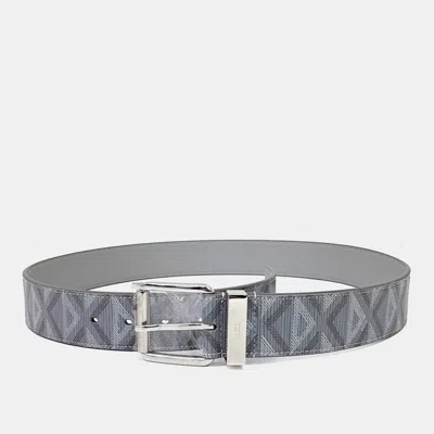 Pre-owned Dior Grey Homme Belt