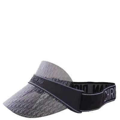 Pre-owned Dior Grey Logo Visor Ladies Sunglasses Club V1u 16a8 Cd40041u 05c In Gray