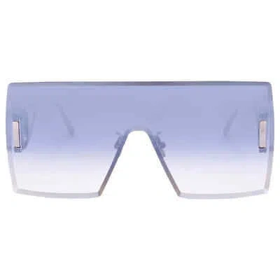 Pre-owned Dior Grey Mirror Shield Ladies Sunglasses 30montaigne M1u F0a6 30montaigne M1u In Gray