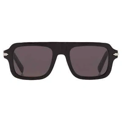 Pre-owned Dior Grey Navigator Men's Sunglasses Blacksuit N2i Dm40060i 01a 52 In Gray