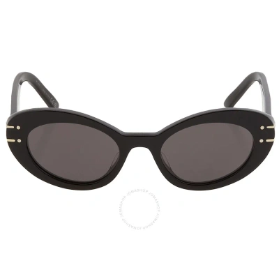 Dior Grey Oval Ladies Sunglasses Signature B3u 10a0 51