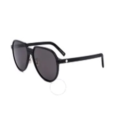 Dior Grey Pilot Men's Sunglasses Dm40005f 01a 58 In Black