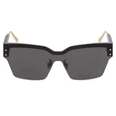 Pre-owned Dior Grey Shield Ladies Sunglasses Club M4u 45a0 00 Club M4u 45a0 00 In Gray