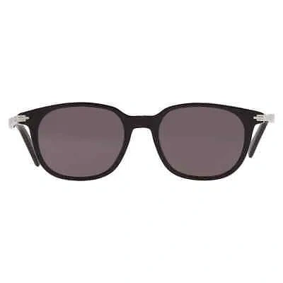 Pre-owned Dior Grey Square Men's Sunglasses Blacksuit S12i 10a0 Dm40125i 01a 52 In Gray
