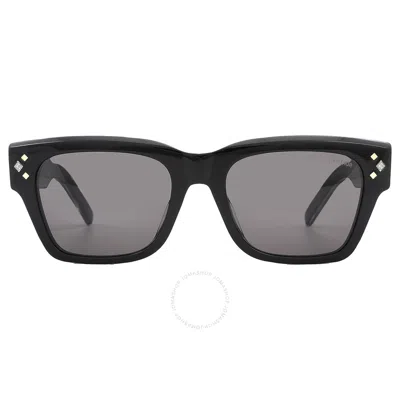 Dior Grey Square Men's Sunglasses Diamond S2i Dm40083i 01a 54 In Black / Grey