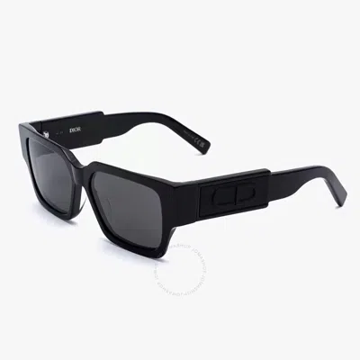 Dior Grey Square Men's Sunglasses Dm40013u 05v 55 In Black
