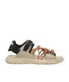 Dior H-town Tiled Adjustable Sandals In Nude