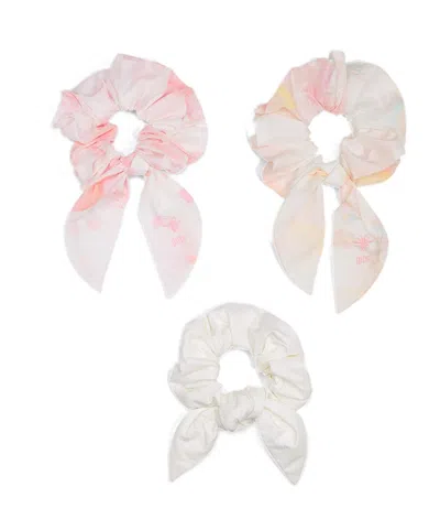 Dior Hair Tie Three-piece Set In White