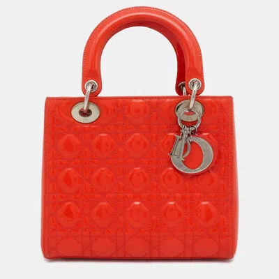 Pre-owned Dior Handbag In Orange
