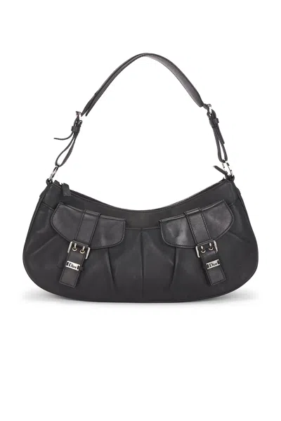 Pre-owned Dior Hardcore Pochette Shoulder Bag In Black