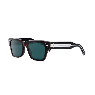 Dior Havana Acetate Sunglasses For Men In Cd Diamond S2i Design In Brown