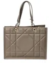 Dior Hazelnut Cannage Leather Archi Medium Essential Tote (authentic Pre-  Loved)