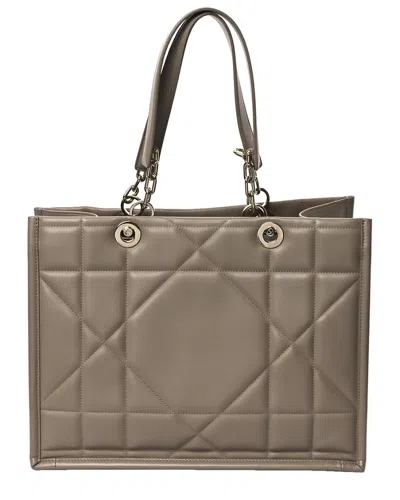 Dior Hazelnut Cannage Leather Archi Medium Essential Tote (authentic Pre-  Loved)