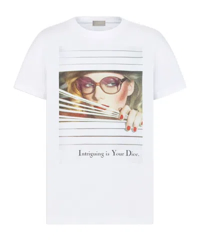 DIOR DIOR HERITAGE PRINTED T-SHIRT, REGULAR FIT