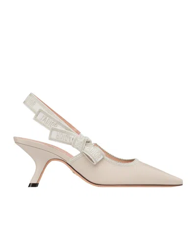 Dior High-heeled Sandals In Light Biscuit Color