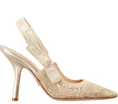 Dior High-heeled Sandals In Nude