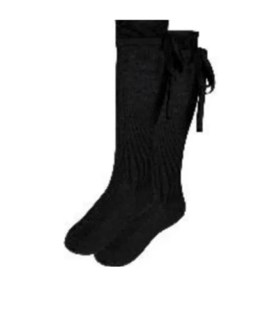 Dior High Knit Socks In Black