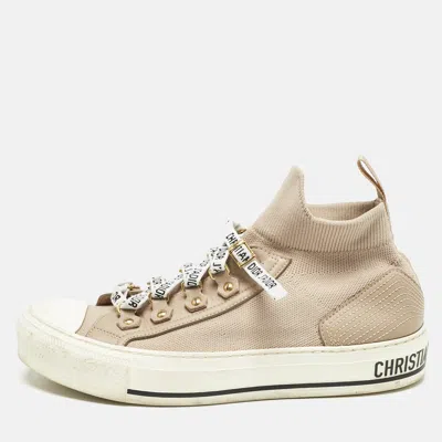 Pre-owned Dior High Top Sneakers Size 37.5