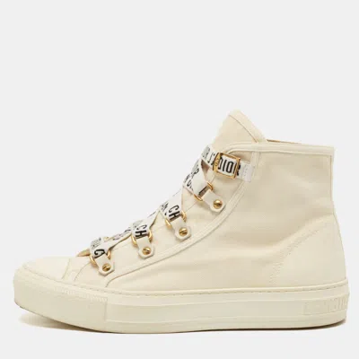 Pre-owned Dior High Top Sneakers Size 39.5