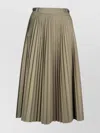 DIOR HIGH WAIST PLEATED MIDI SKIRT