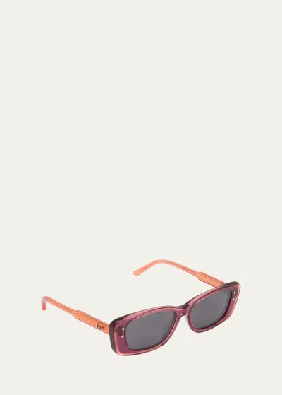 Dior Highlight S2i Sunglasses In Bordeaux Smoke