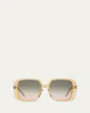 Dior 1h2o4pl0a In Shiny Yellow Gradient Green