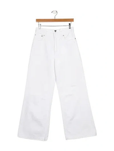 Pre-owned Dior High-rise Wide Leg Jeans In Blue