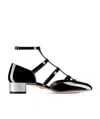 Dior Hollow-out Shoes With Square Head And Low Heels In Black