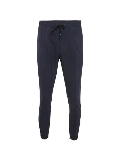 Pre-owned Dior Homme Ankle-zip Trousers In Blue