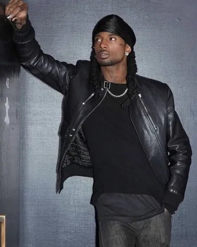 Pre-owned Dior Homme Aw07 'navigate' Leather Jacket Hedi Slimane In Black