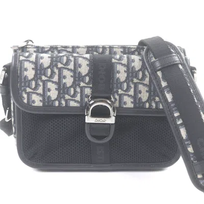Pre-owned Dior Homme Beige Canvas Leather Shoulder Bag () In Sand