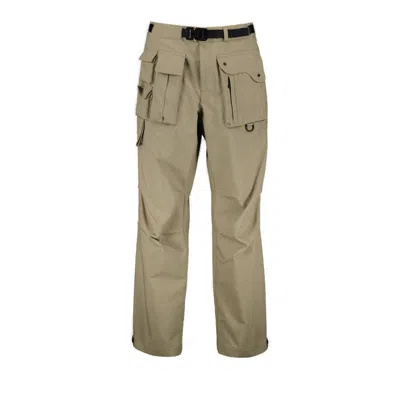 Dior Homme Belted Straight Leg Pants In Beige