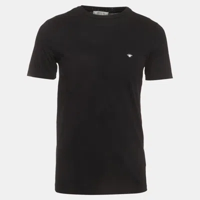 Pre-owned Dior Homme Black Jerseys Short Sleeve T-shirt Xs