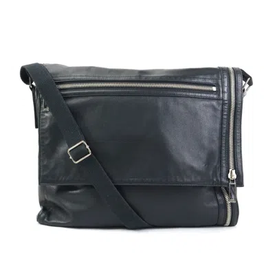 Pre-owned Dior Homme Black Leather Shoulder Bag ()