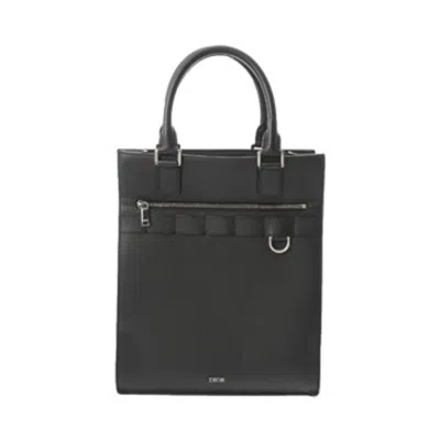 Pre-owned Dior Homme Black Leather Tote Bag ()