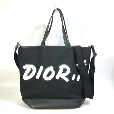 Pre-owned Dior Homme Black Nylon Shoulder Bag Tote Bag ()