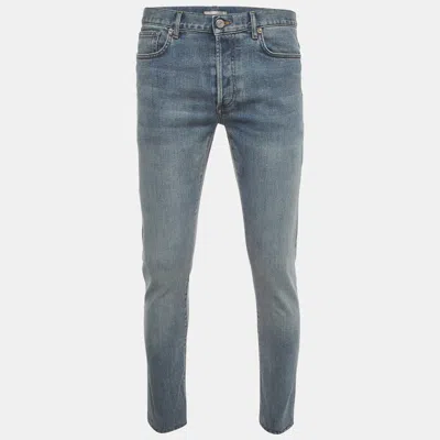 Pre-owned Dior Homme Blue Denim Slim Fit Jeans M/waist 34"