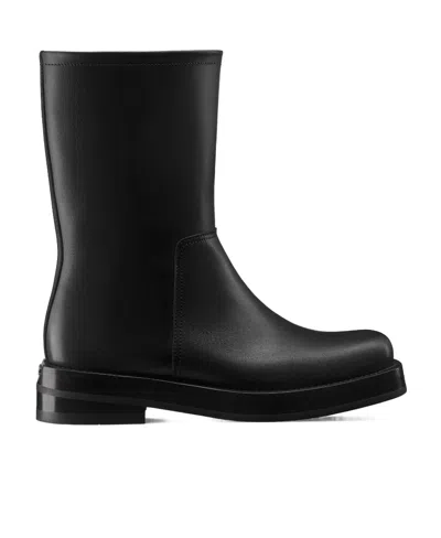 Dior Homme Carlo Square Toe Boots In Black