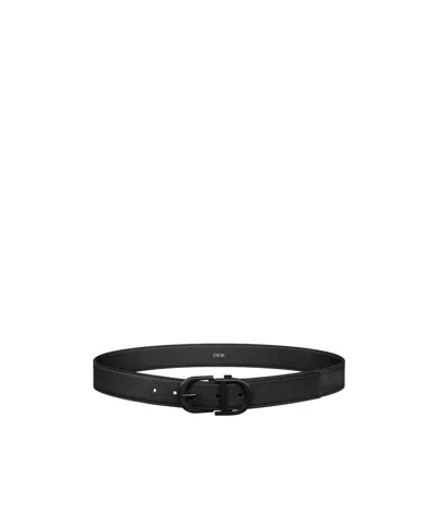 Dior Homme Cd Buckle Belt In Black