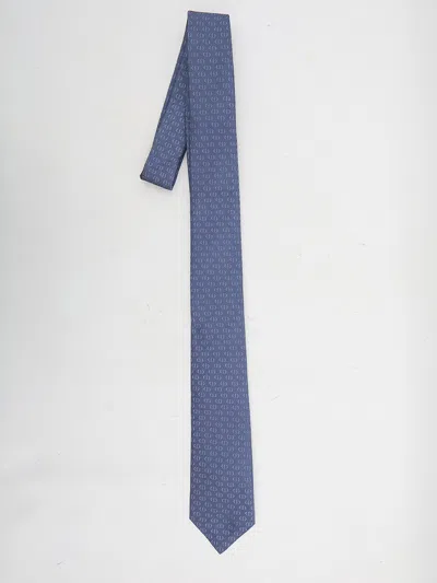 Dior Homme Cd Icon Tie In Blue