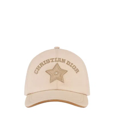 Dior Women D-player Canvas Star In Brown