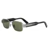Dior Full Frame Sunglasses In Green