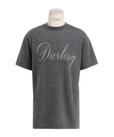 Dior Ling T-shirt In Gray