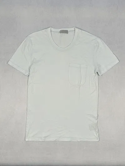 Pre-owned Dior Homme Fw06 Pocket T-shirt Hedi Slimane In Blue