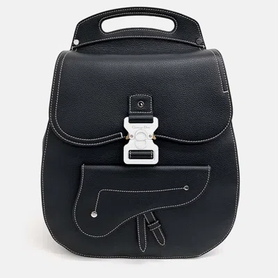 Pre-owned Dior Homme Gallop Backpack In Black