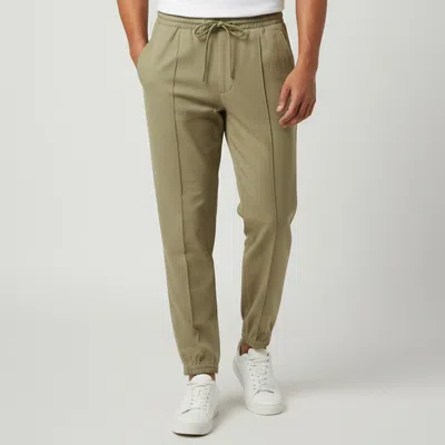 Pre-owned Dior Homme Green Virgin Wool Pleated Drawstring Joggers Xs