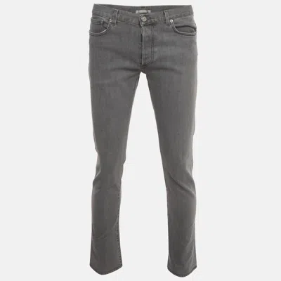 Pre-owned Dior Homme Grey Denim Slim Fit Jeans M/waist 34"