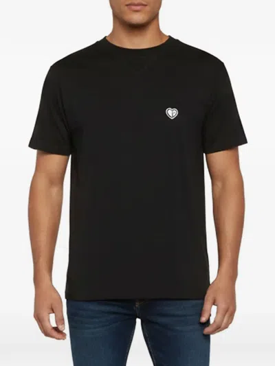 Pre-owned Dior Homme Heart-patch T-shirt In Black