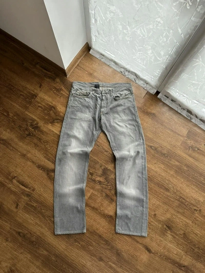 Pre-owned Dior Homme Hedi Slimane Grey Jeans - Aw06